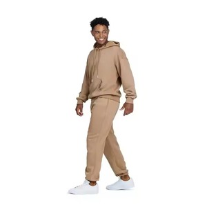 Survêtement d'hiver pour homme personnalisé 2025, motif uni, écologique, deux pièces, jogging, vente chaude - Product Image 4