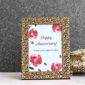 Vente chaude HF Industries Or Buffalo Os Rectangle Moderne Conception Dynamique Artisanat Indien Cadre Photo Fabriqué À La Main - Product Image 5