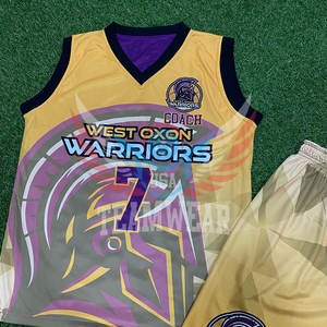 Conjunto de camiseta de baloncesto reversible de poliéster sublimado personalizado para hombre - Product Image 5