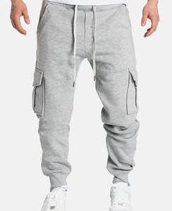 Pantalones de chándal de pierna ancha recortados a rayas personalizados para hombre, pantalones de chándal holgados con logotipo personalizado, pantalones de chándal acampanados de nailon de gran tamaño para hombre - Product Image 3