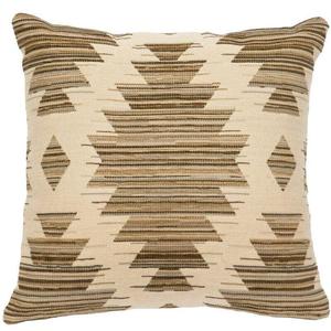 Housse de coussin Kilim d'extérieur de luxe avec motif géométrique vintage unique tissé à la main oreiller décoratif Textiles indiens H/L - Product Image 1