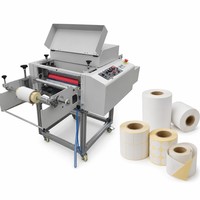 Nouvelle machine de revêtement UV semi-automatique rouleau-à-rouleau à colle thermofusible HY 320 mm 10 m/min épaisseur 3 mm pour l'impression d'étiquettes et d'emballages