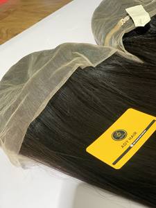Cuticule de trame de peau droite d'os de cheveux de Remy de haute qualité alignée HD pour la perruque frontale de dentelle cheveux crus vietnamiens avec pour la trame de génie - Product Image 3