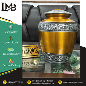 Indian Exporter and Supplier of Memorial Human Ashes Urn <b>Funeral</b> <b>Supplies</b> Adult Cremation Aluminium Urns at Wholesale Price - Product Image 2