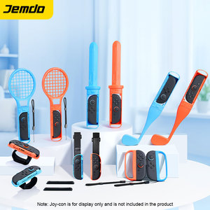 Jemdo pour <span class=keywords><strong>Nintendo</strong></span> Switch 1/2 – Accessoires de jeu sportifs en plastique compatibles – Ensemble optionnel 12-en-1 – Duel Rouge et Bleu - Product Image 3