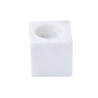 Support de bougie chauffe-plat en marbre blanc fait main de haute qualité, personnalisable avec logo, pour la décoration intérieure, prix de gros en vrac - Meilleures ventes