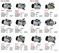 Pièces détachées automobiles universelles, ensemble de compresseur de climatisation, pompe de refroidissement de climatisation, remplacement pour voitures, camions, véhicules d'ingénierie