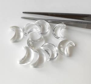 หินควอทซ์ใสรูปพระจันทร์เสี้ยว8มม.-30มม. พลอยทรงแบนราบรูปพระจันทร์ครึ่งเสี้ยวสำหรับทำเครื่องประดับ - Product Image 4