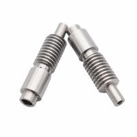 Part-part transmisi presisi baja tahan karat, roda gigi spur, worm gear, hasil mesin CNC, rendah kebisingan, dengan teknik Wire EDM dan Broaching, Custom OEM