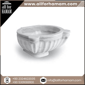 Blocs de bain Kurna au design moderne Lavabos exclusifs en marbre poli pour salle de bain Prix de marché imbattable pour commande en gros - Product Image 6