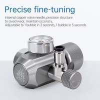 Kit de régulateur de Co2 d'aquarium de soupape de réduction de pression de qualité supérieure électrovanne CO2 Mufan d'aquarium