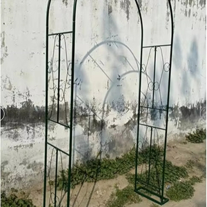 Bases d'arche de jardin faciles à assembler pour mariage Tonnelle de rose décorative Treillis Pergola Escalade Vignes Support pour arc de mariage - Product Image 1