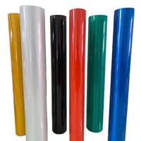Rollo de Vinilo Termotransferible de PVC al por Mayor para Textiles, Vinilo HTV de Alta Temperatura para Camisetas, Impresión de Prendas, Colores Personalizados
