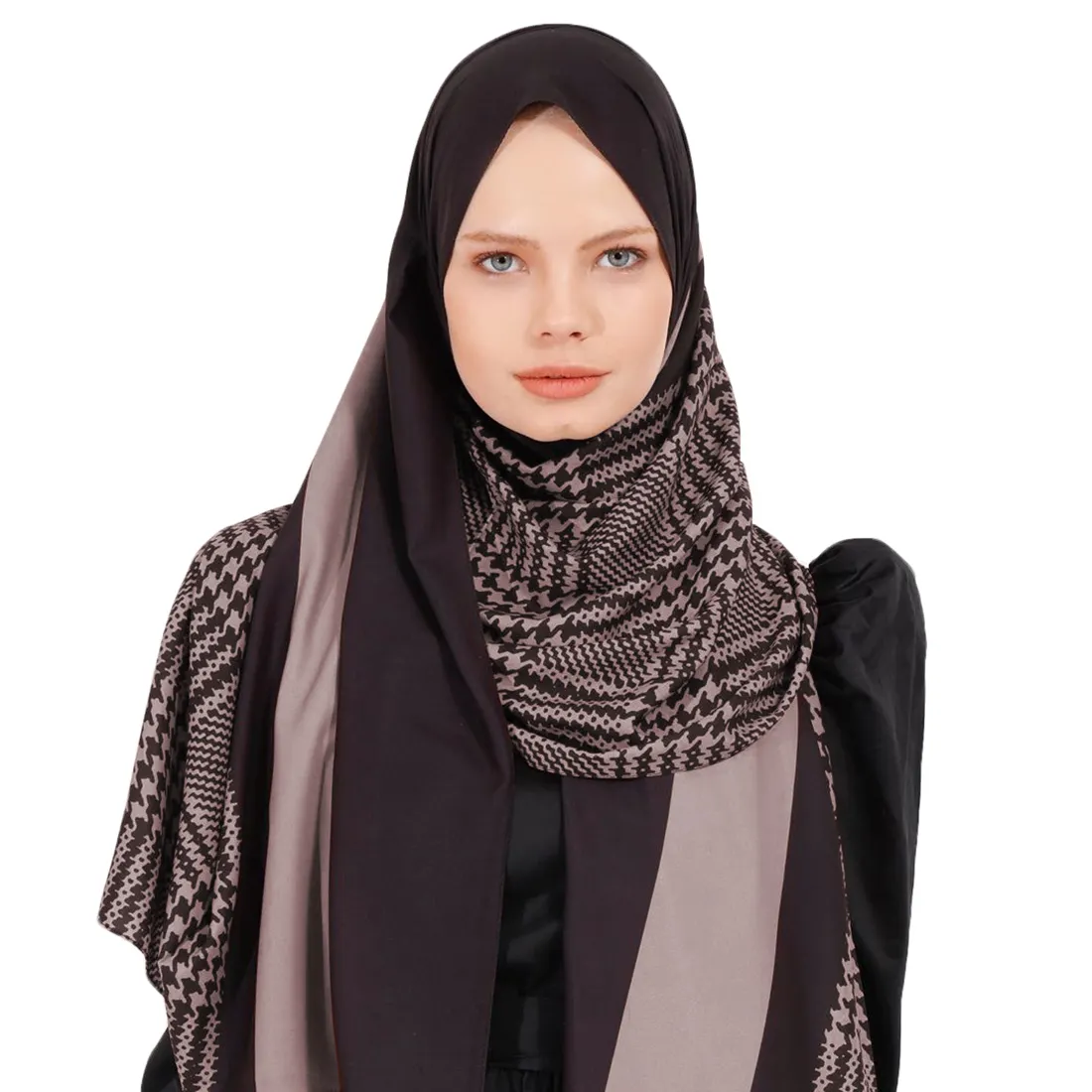 حجاب حريري بطباعة مخصصة بأقل سعر وشاح نسائي