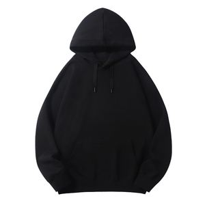 Sweats à capuche unisexes surdimensionnés brodés de haute qualité 2025, respirants, pour hommes, poids lourd, grande taille, vente en gros, hiver - Product Image 4