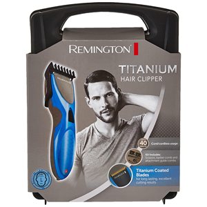 Lame de tondeuse professionnelle rechargeable de haute qualité pour cheveux, autonomie de 40 minutes, noir-bleu, 6 mm, alimentation USB, acier inoxydable pour barbier - Product Image 4