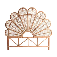 Tête de lit en rotin pétale naturel, fait à la main au Viet Nam, vente en gros, beau design pour chambre à coucher, maison et villa, hôtel