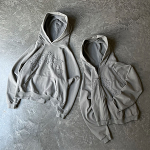 <b>Funky</b> Streetwear Hoodie For Men Loose Fit Graphic Pullover Made From Soft Cotton Fabric - Product Image 3