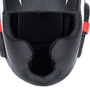 Custom Logo Patchwork PU Leather Boxing <b>Head</b> Guard Comfortable-Material Training Protects Boxing <b>Head</b> Guards-Helmets - Product Image 5