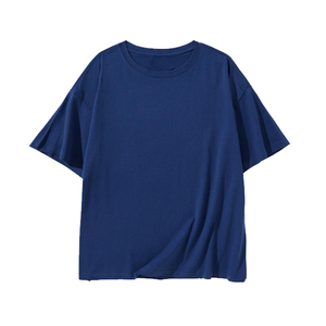 Camisetas personalizadas sólidas de diferentes colores para hombre, camiseta bordada de alta calidad impresa de gran tamaño personalizada de algodón con cuello redondo para hombre 2024 - Product Image 3