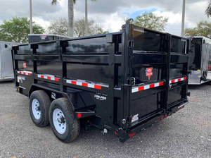 New 7x16 Dump/<b>Farm</b> <b>Trailer</b> 4' High Side For Sale A Discount Price - Product Image 5