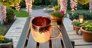 Copper <b>Moscow</b> <b>mule</b> <b>mugs</b> -100% handcrafted pure solid <b>mugs</b> capacity- 18 oz - Product Image 2