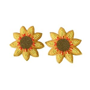 Pendientes de Cuentas de Semillas de Arroz Hechos a Mano de Lujo, Joyería Clásica de Moda para Mujer para Ocasiones Especiales - Product Image 4