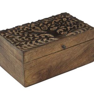 Factory Price Wooden Storage <b>Box</b> Handcrafted Design Natural Wood <b>Box</b> Mango and Acacia Wood <b>Keepsake</b> <b>Box</b> with Multiple Use - Product Image 3