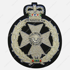 Alta calidad Royal Green Blazers 3D bordado a mano BLAZER BADGE hierro coser cuentas lentejuelas uniformes ropa de moda Zapatos - Product Image 1