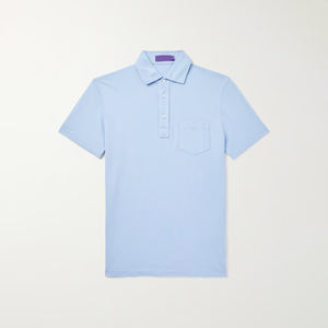 Polo de Verano para Hombre, Personalizado, de Manga Corta, Transpirable, de Punto, de Alta Calidad, con Diseño Liso - Polo Sky - Product Image 1