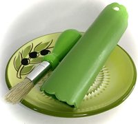 Ensemble de râpes à ail en céramique faites à la main Assiettes à râper en porcelaine d'olive de qualité supérieure en vrac