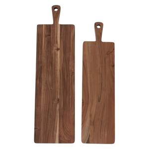 Planche à découper en bois massif sur mesure, plateau de service en noyer pour restaurant et hôtel, qualité alimentaire, planche à découper réversible pour la cuisine - Product Image 3