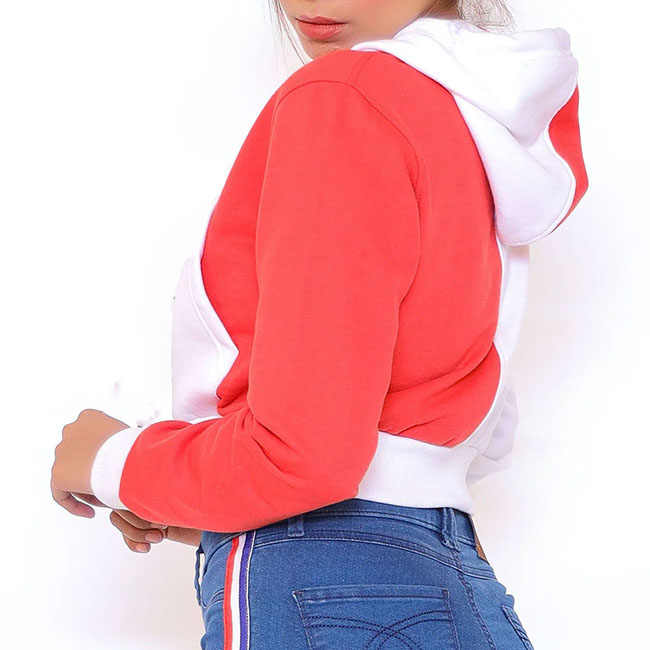 2025 New Wholesale Stock Women's Fitness Tracksuit Set Warm Long Sleeve Casual Crop Top Hoodie Sportswear Women Crop Top hoodies