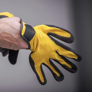 Guantes de seguridad para construcción resistentes Guantes DE TRABAJO anticorte resistentes al calor químicos con fácil agarre - Product Image 1