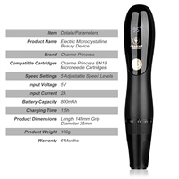 Vente en gros MTS Microneedling Machine Maquillage Permanent Peau Stylo Microneedling avec Nano Cartouche Aiguille