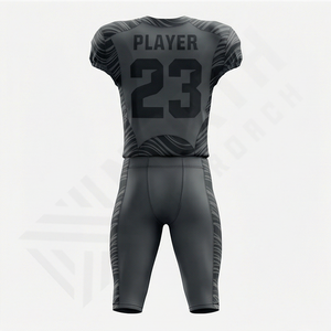 Maillot de football américain personnalisé en polyester vierge, uniforme de football américain, impression par sublimation, vêtements de sport performants - Product Image 2