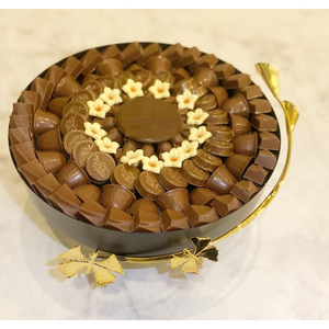 Bol à chocolat en métal de qualité supérieure Ustensiles de salle à manger d'hôtel Bol de service à chocolat sucré Bol de service pour porte-dessert de mariage - Product Image 2
