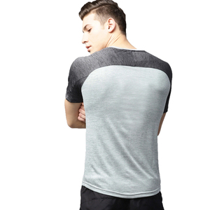 Camiseta de media manga de algodón 100% de alta calidad para hombre con diseño personalizado - Product Image 5