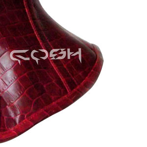 Corset de cou en cuir de crocodile rouge de qualité supérieure, nouveau design, tendance - Product Image 5