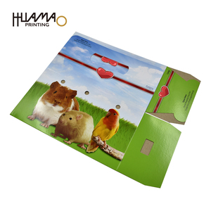 OEM Recyclable Custom Printed Cardboard Gift <b>Box</b> with Handle Breathable <b>Packaging</b> for <b>Small</b> Pets Snacks Toys kraft paper <b>box</b> - Product Image 4