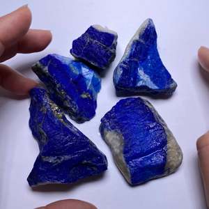 Piedra Preciosa Suelta de Lapislázuli Natural Facetada, Forma Trapezoidal Calibrada, Tamaño Personalizable, Mineral Azul Verde - Product Image 2