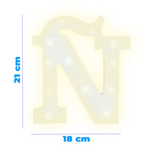 Lampada a LED 3D con Lettere Luminose per Decorare Pannelli Alfabetici - Product Image 3