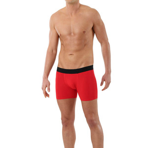 Vente en gros Caleçons boxeurs Sous-vêtements pour hommes Caleçons pour hommes en coton doux Ensemble de sous-vêtements pour hommes avec logo personnalisé - Product Image 4
