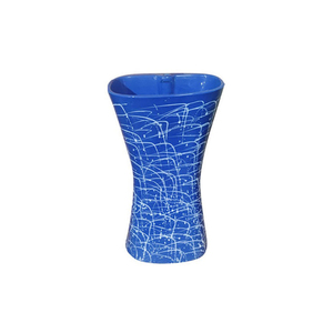 Vase décoratif en céramique artistique, forme moderne, vase à fleurs texturé pour la décoration intérieure, bureau à domicile - Product Image 6