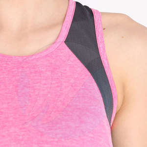 Camiseta sin mangas cómoda y transpirable de algodón/poliéster de 140 g para mujer, ropa deportiva informal, en stock - Product Image 6