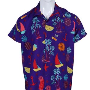 Standard Quality <b>Mens</b> <b>Shirts</b> Printed Beach <b>Shirts</b> Short Sleeve Available in Various Color At Best Market Price - Product Image 1