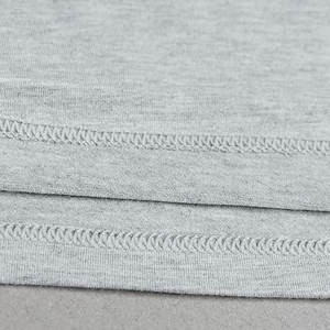 Camisetas de Hombre de Alta Calidad en Algodón/Fibra de Bambú, Ropa de Diseño Personalizada, Corte Regular, Transpirable, Cuello Redondo, Tela de Lona - Product Image 5