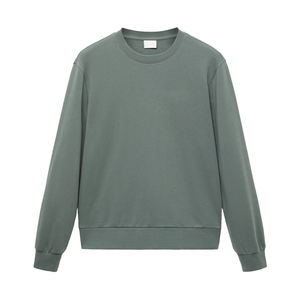 Sweat-shirts d'hiver légers et tendance, couleur unie, pull à manches longues, col rond, coupe classique, design personnalisé écologique pour hommes - Product Image 1