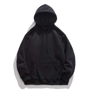 Sudadera con Capucha Corta Cuadrada Extra Grande para Hombre, Estilo Urbano, Color Sólido, Logotipo Personalizado, Tejida para Otoño - Product Image 5