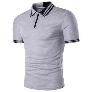 Gran oferta de camisetas polo personalizadas sin bordado para hombre, camisetas polo transpirables de secado rápido con logotipo personalizado impreso - Product Image 1